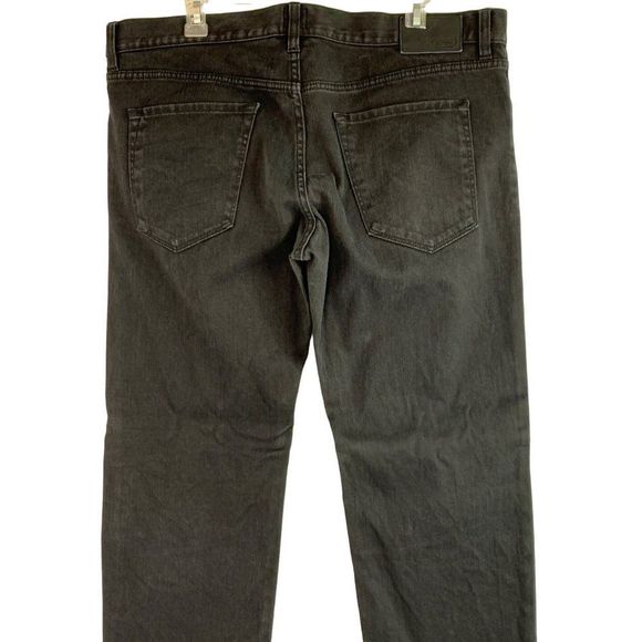 Hugo Boss Maine 1  Sz 38 x 32 Regular fit Straight Stretch Mens Black Jeans 6260 - Picture 5 of 13